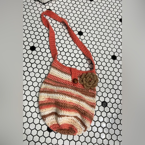 Hand Crafted Handbags - Handmade Knit shoulder bag